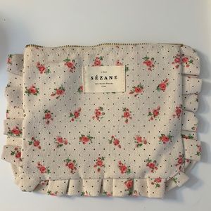 Sezane Floral Pouch